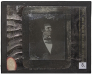 Abraham Lincoln Magic Lantern Slide -- The ''essentially Lincolnian'' Photograph